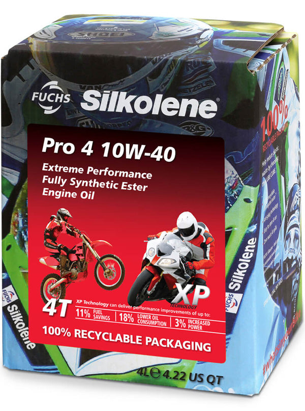 4T Silkolene Pro 4 (10W-40  4-Liter)