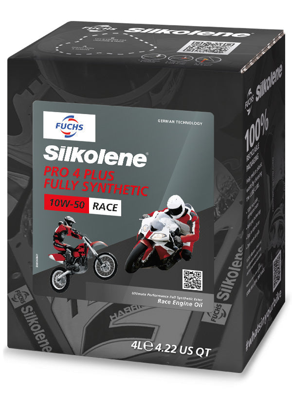 4T Silkolene Pro 4 Plus (10W-50  4-Liter)